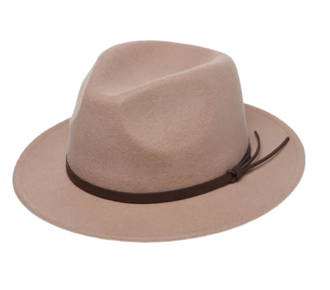 Statesman - The Bradbury Traveller Wool Felt Hat - Sand