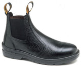 Blundstone - #330 Elastic Sided Black Leather Slip On Boot - Steel Cap - Surplus City