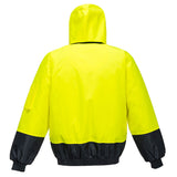 Portwest - MJ304 - Hi-Vis Bomber Jacket - Yellow/Navy - Orange/Navy