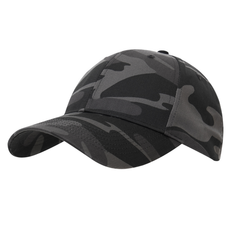 Rothco - Color Camo Supreme Low Profile Cap - Black Cam