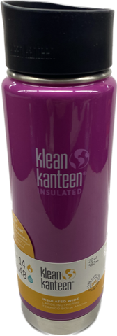 Klean Kanteen - Classic Stainless Steel Bottle with Cafe Lid - 20oz/592ml