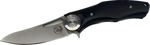 Tassie Tiger - 21cm Fast Action Folding Pocket Knife - Black/Silver