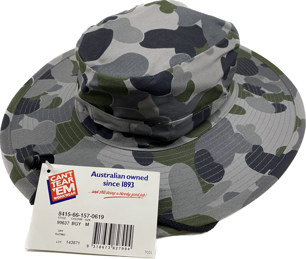 Australian Navy DPNU Camouflage Wide Brim Boonie Hat 56cm