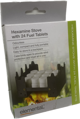 Elemental - Hexamine Camping Stove + 24 Tablets