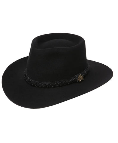 Statesman - Murchison River Fur Felt Hat - Black