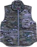 Huss - Ranger Zip Up Vest - Auscam / Multicam / Black