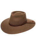 Statesman - Big Australian Wool Felt Hat - Light Brown