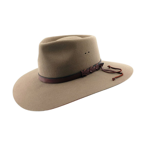 Statesman - Big Australian Wool Felt Hat - Riverstone