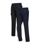 Portwest - S231 - Stretch Cargo Combat Pants - Black / Navy