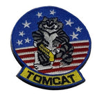 Top Gun Tomcat Hook & Loop Patch - 9cm x 8cm