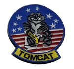 Top Gun Tomcat Hook & Loop Patch - 9cm x 8cm