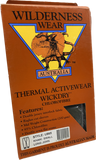 Wilderness Wear - U865 - Australian Made Chlorofibre Wickdry Thermal Long John Underwear - SPECIAL