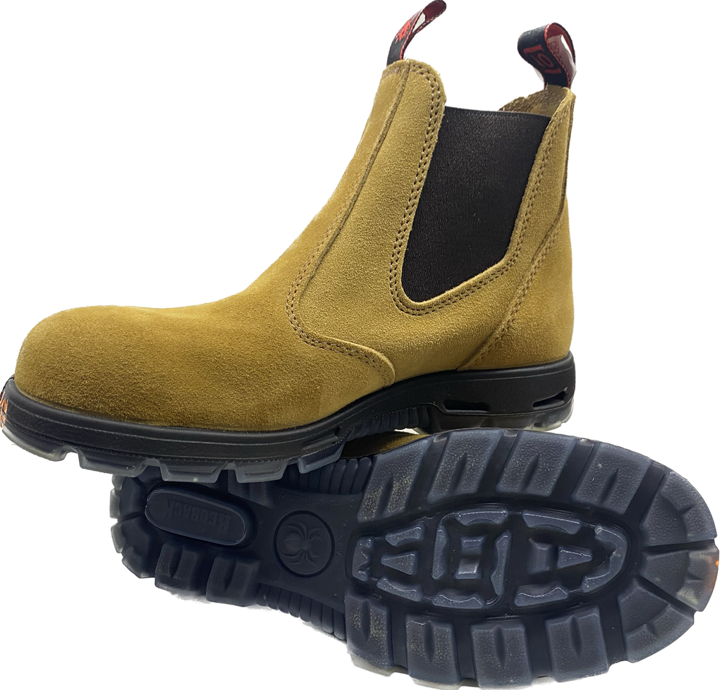 Redback Safety Boot Bobcat USBBA Banana Suede