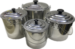 Aluminium Billy Pots - 900ml / 1.3L / 1.6L / 2.4L