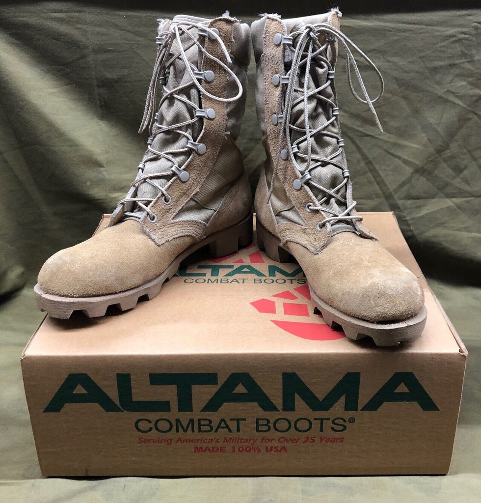 Altama Hot Weather Type 2 Tan Lace Up Desert Boots Made in USA Surplus City