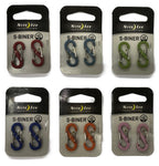 Nite Ize - #0 S-Biner Coloured Set - Pink / Green / Orange / Navy / Sky Blue / Red