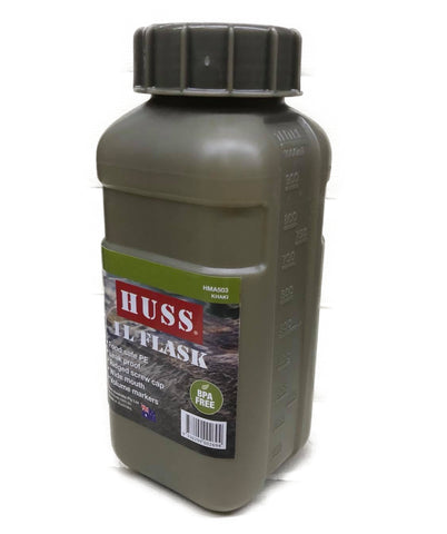 HUSS - 1 Litre Square Flask Water Bottle
