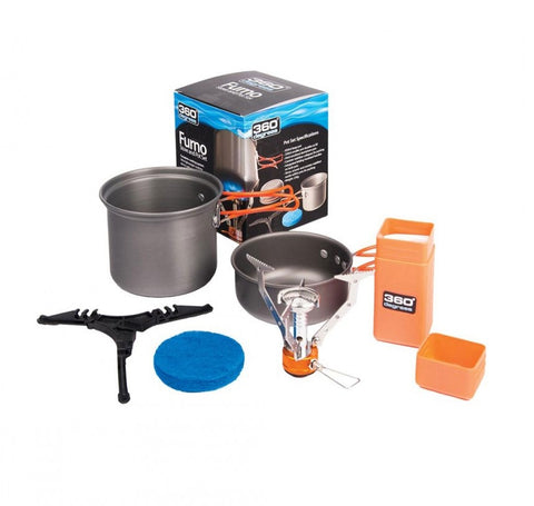 360 Degrees Pot Stove and Case Set with Stand 