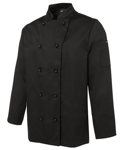 JB's Wear - 5CJ - L/S Unisex Chefs Jacket - White / Black