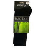 Mentor - Bamboo Natural Comfort Socks - Black / Green