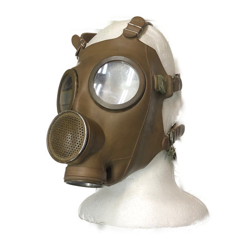 Brown Belgian M51 Gas Mask