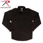 Rothco - Vintage Fatigue Long Sleeve Shirts - Black