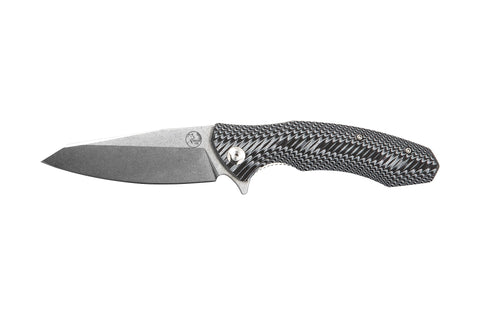 Tassie Tiger - 22cm Fast Action Folding Pocket Knife - Grey/Black