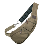 Rothco - Crossbody Canvas Sling Bag - Olive Drab / Black / Khaki / Coyote