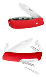 SWIZA - D3 6 Piece Multitool - Red / White / Blue / Black