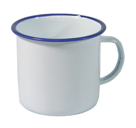 Enamel Mugs - 8cm / 9cm - White