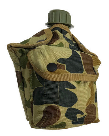 HUSS - 1L Water Bottle with Auscam DPCU MOLLE Cover