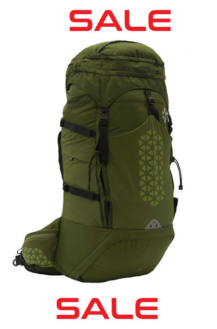 Boreas - Halo - 65L- Hydration Compatible Backpack - Halo Green - Halo Grey