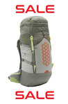 Boreas - Halo - 65L- Hydration Compatible Backpack - Halo Green - Halo Grey
