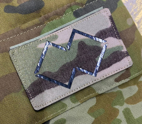 Australian Army - Multicam NIR 2 Commando / NOR Force Hook & Loop Patches - Large