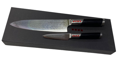 Luke Mangan - Limited Edition Japanese Damascus Steel 2 Piece Knife Set