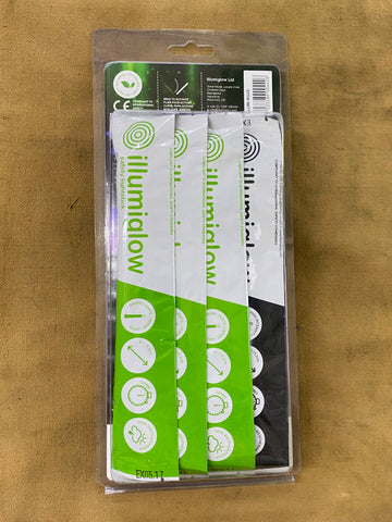Illumiglow Glow Sticks - 4 Pack 6" 3 x Green, 1 x High Intensity