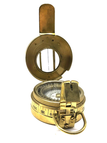 Brass Military Style Lensatic Compass - Surplus City