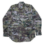 HUSS - Multicam Camouflage Long Sleeve Button Up Combat Shirt
