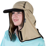 Uveto - Kalahari Hat UPF50+ - Mirco Mesh - Atlantic Blue / Camel / Orange / Navy
