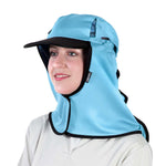 Uveto - Kalahari Hat UPF50+ - Mirco Mesh - Atlantic Blue / Camel / Orange / Navy
