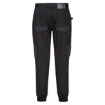 MP703 - Cuffed Slim Fit Stretch Work Pants  - Black / Sand