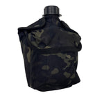 HUSS - 1L Water Bottle with Black Multicam MOLLE Cover