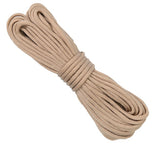 15m Roll of Paracord - 550lb - Khaki / Black