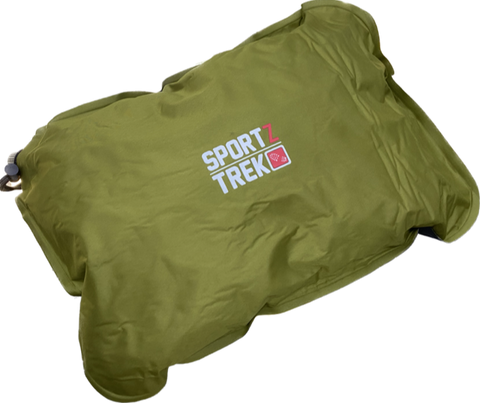 Sportz Trek - Khaki Self Inflating Travel Pillow