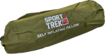 Sportz Trek - Khaki Self Inflating Travel Pillow