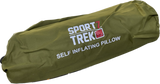 Sportz Trek - Khaki Self Inflating Travel Pillow