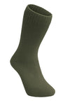 Ranger Wool Socks - Khaki / Black - Size 3/8 - Size 7/11 - Size 12/15 - Australian Made