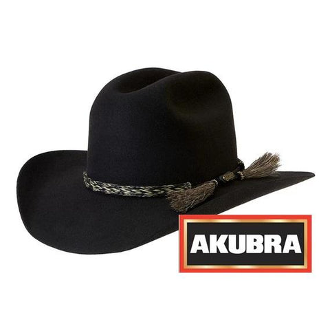 Akubra - Rough Rider Hat - Black - Surplus City