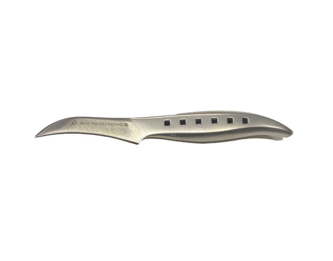 Fujitora / Tojiro - Sha Ra Ku Mono Molydbenum Vandium Steel Vegetable Kitchen Knife - 7cm / 2.6""