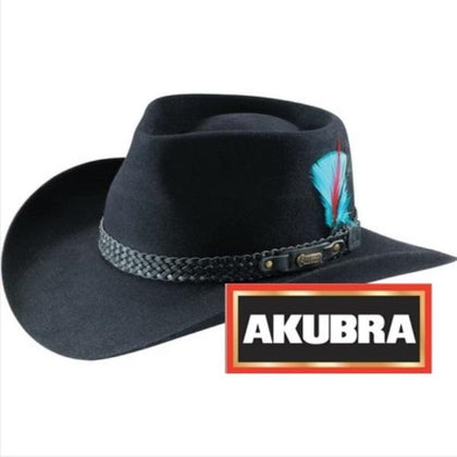 Akubra - Snowy River Hat - Black / Santone - Surplus City